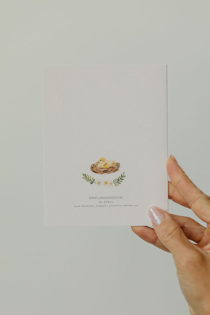 New Baby Little Duckling Greeting Card