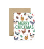 Merry Chickmas Chicken Holiday Card