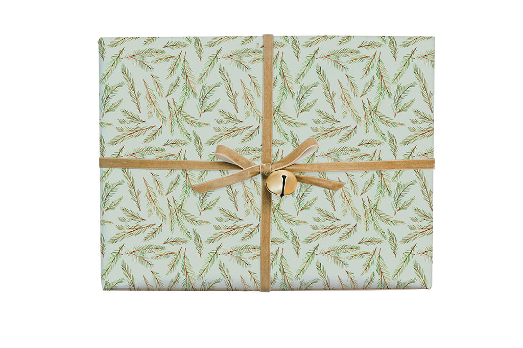 Winter Evergreen Tree Gift Wrap