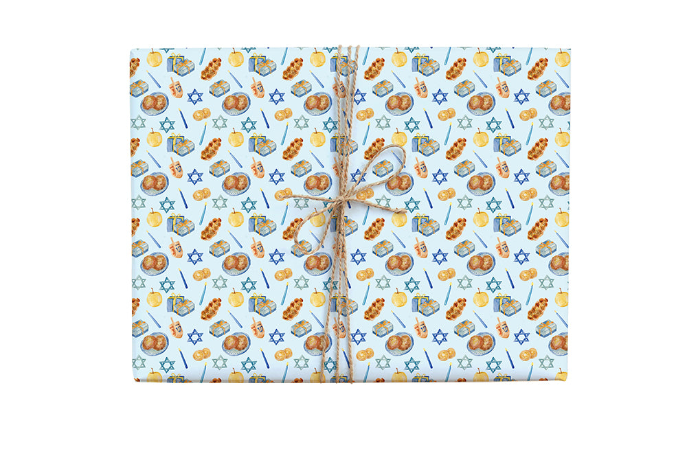 Happy Hanukkah Gift Wrap