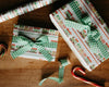 Holiday Christmas Train Gift Wrap