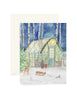 Holiday Greenhouse Greeting Card