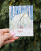 Holiday Greenhouse Greeting Card
