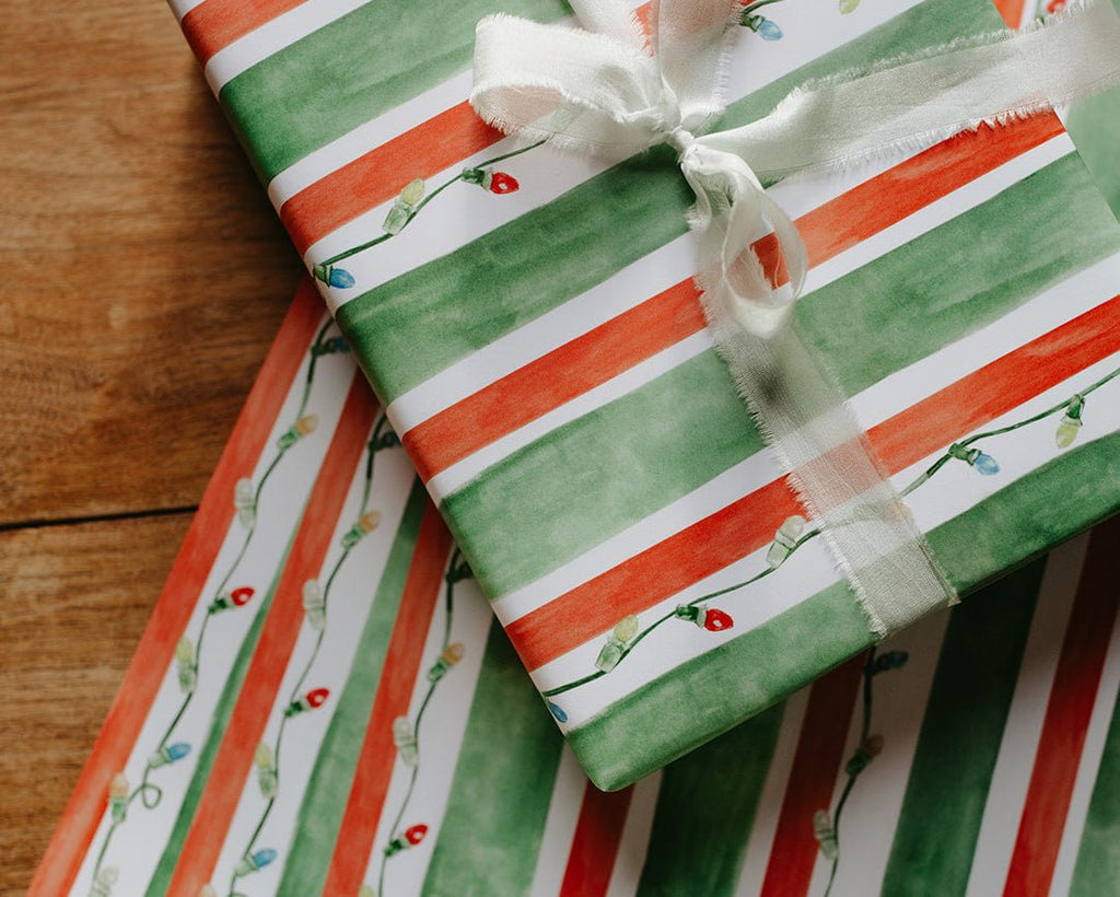 Holiday Lights Gift Wrap