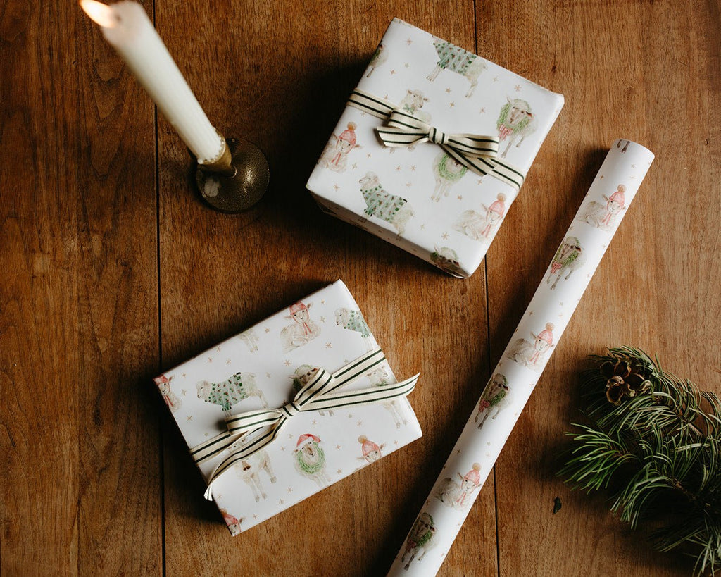 Holiday Sheep Gift Wrap