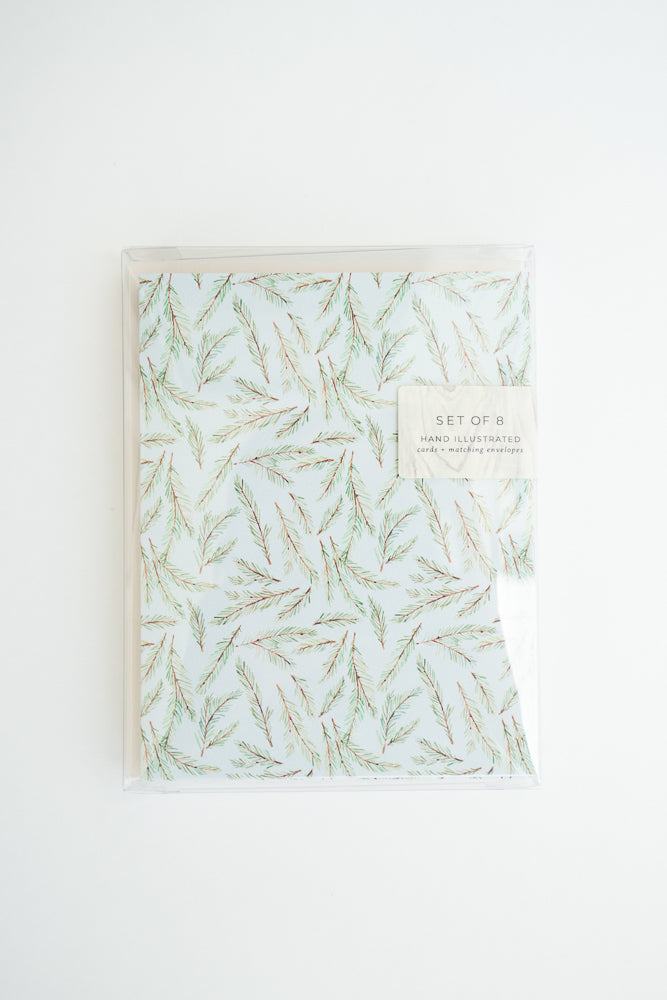 Winter Evergreen Tree Card