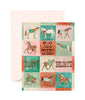 Horse Holiday Card, Hay There A2 Greeting Card