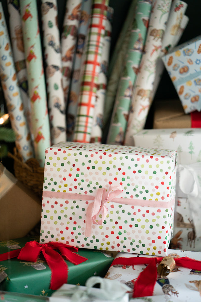 Merry Dot Gift Wrap