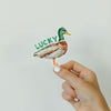 Lucky Duck Sticker