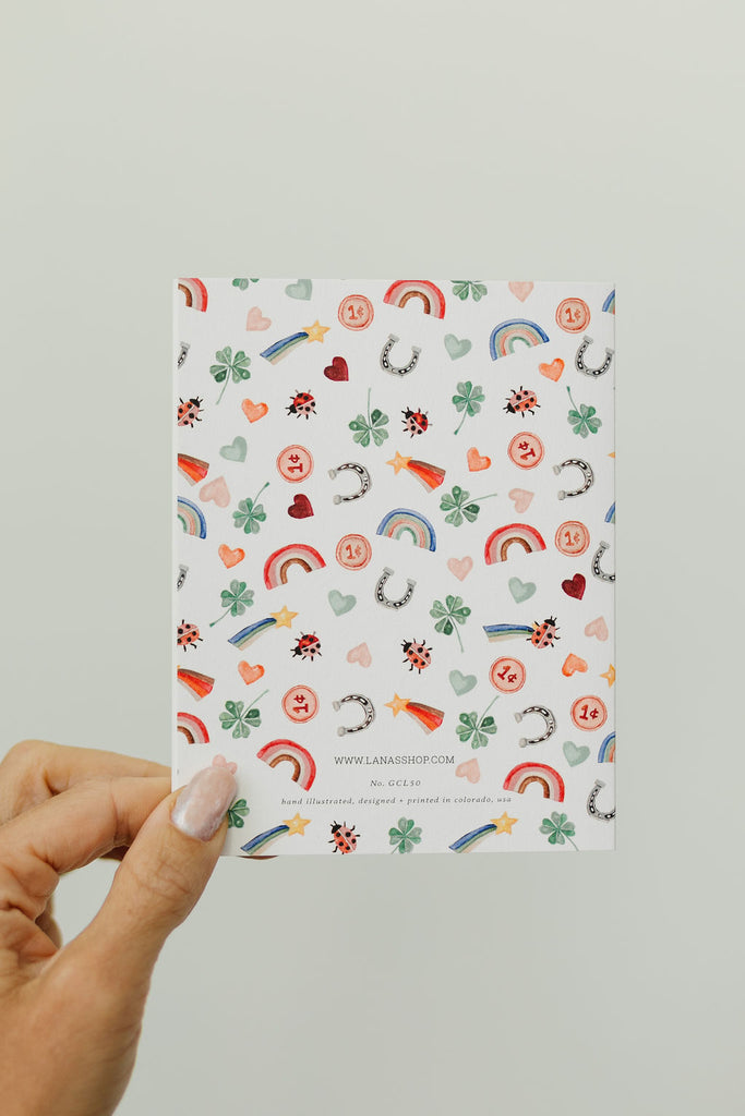 Lucky in Love Greeting Card