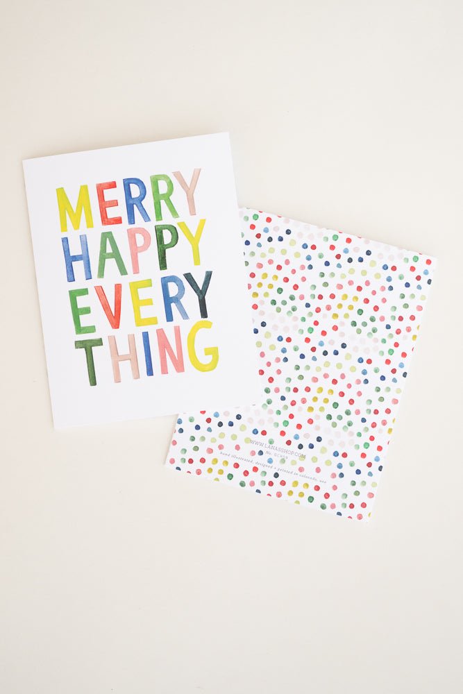 Merry Happy Everything Card