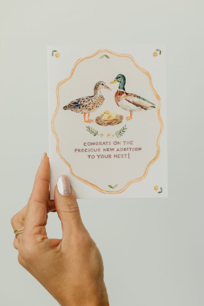 New Baby Little Duckling Greeting Card