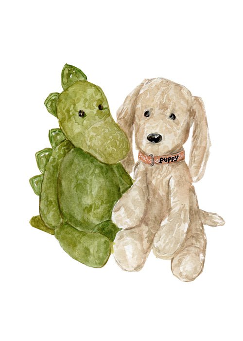 Painting of Kid's Favorite Stuffed Animal or Lovey