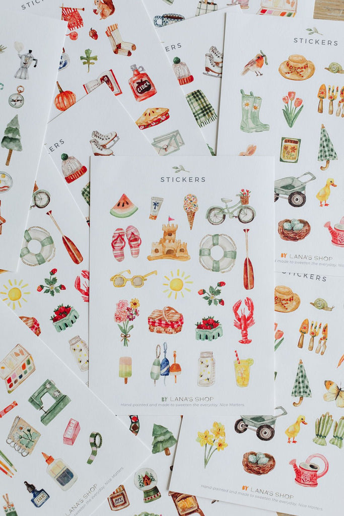 Summer Sticker Sheet