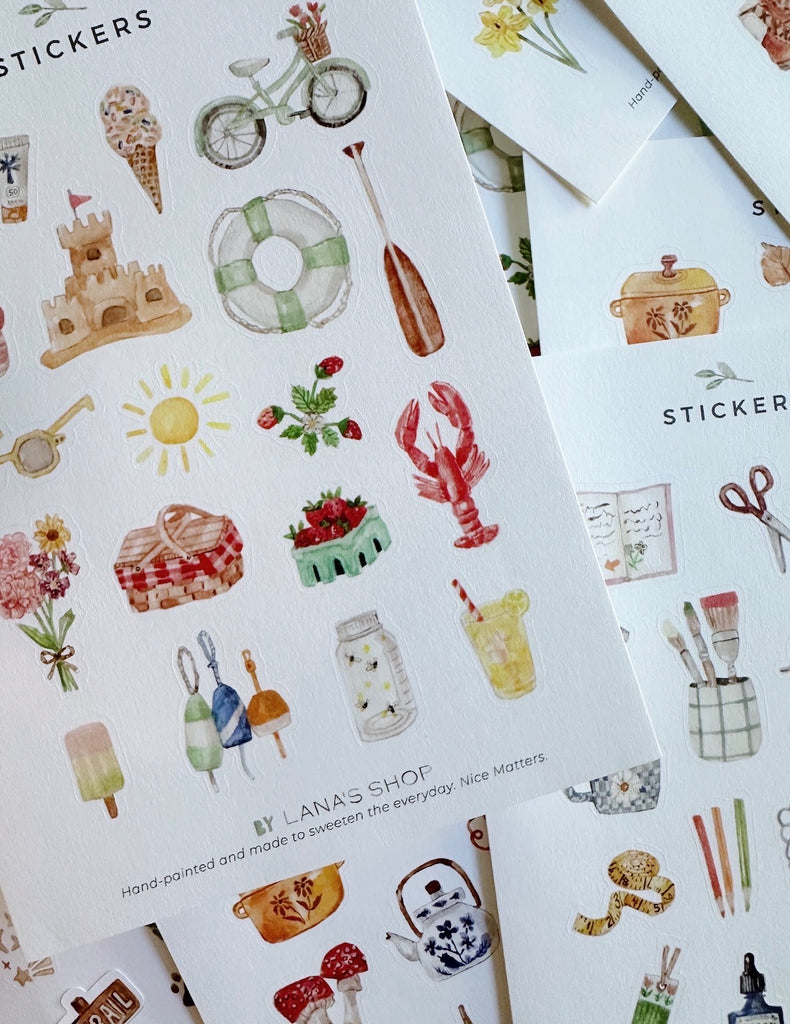 Summer Sticker Sheet