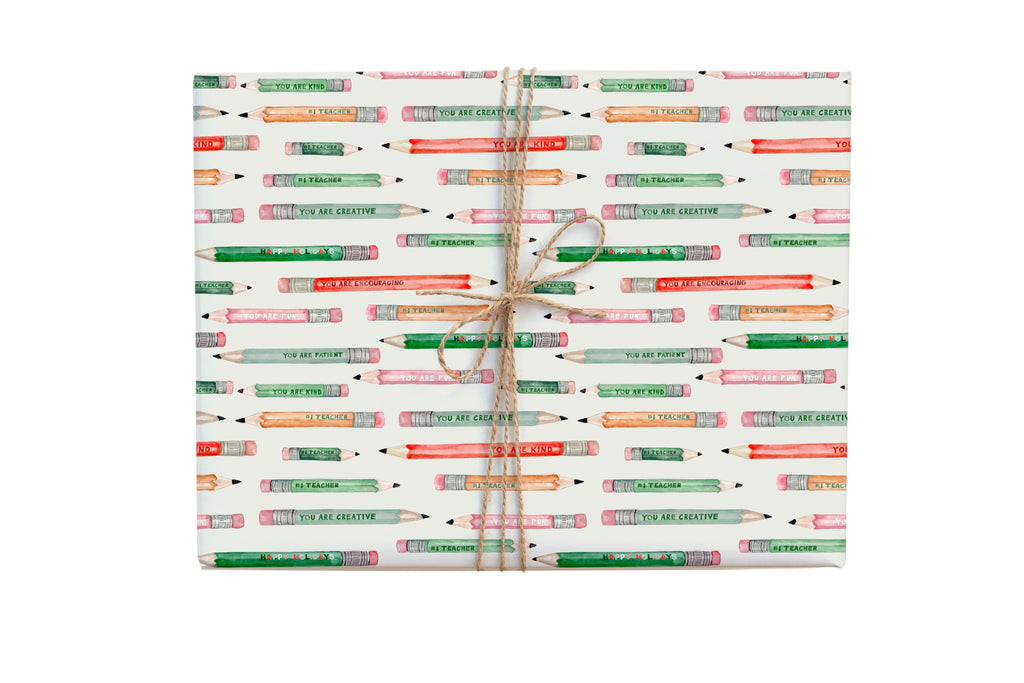 #1 Teacher Holiday Gift Wrap