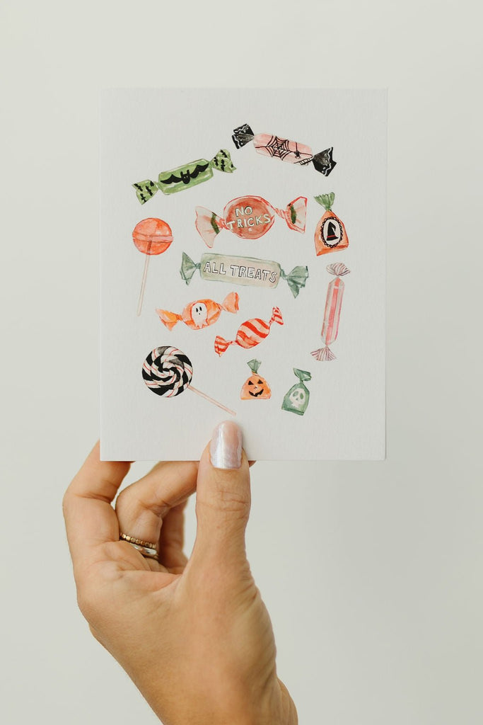 Trick or Treat Halloween Greeting Card