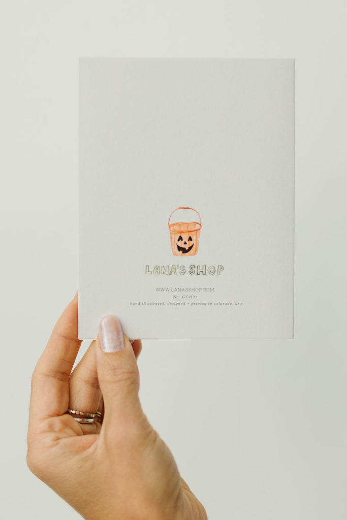 Trick or Treat Halloween Greeting Card