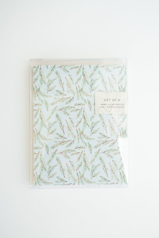 Winter Evergreen Tree Card