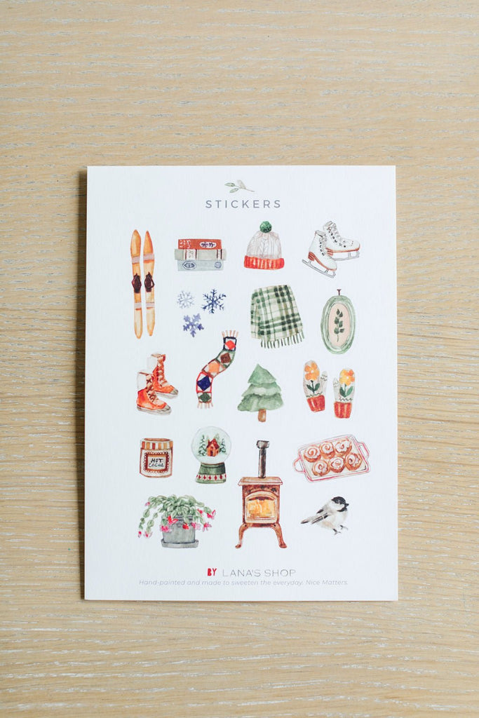 Winter Sticker Sheet