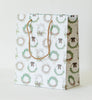 Holiday Evergreen Wreath Gift Bag