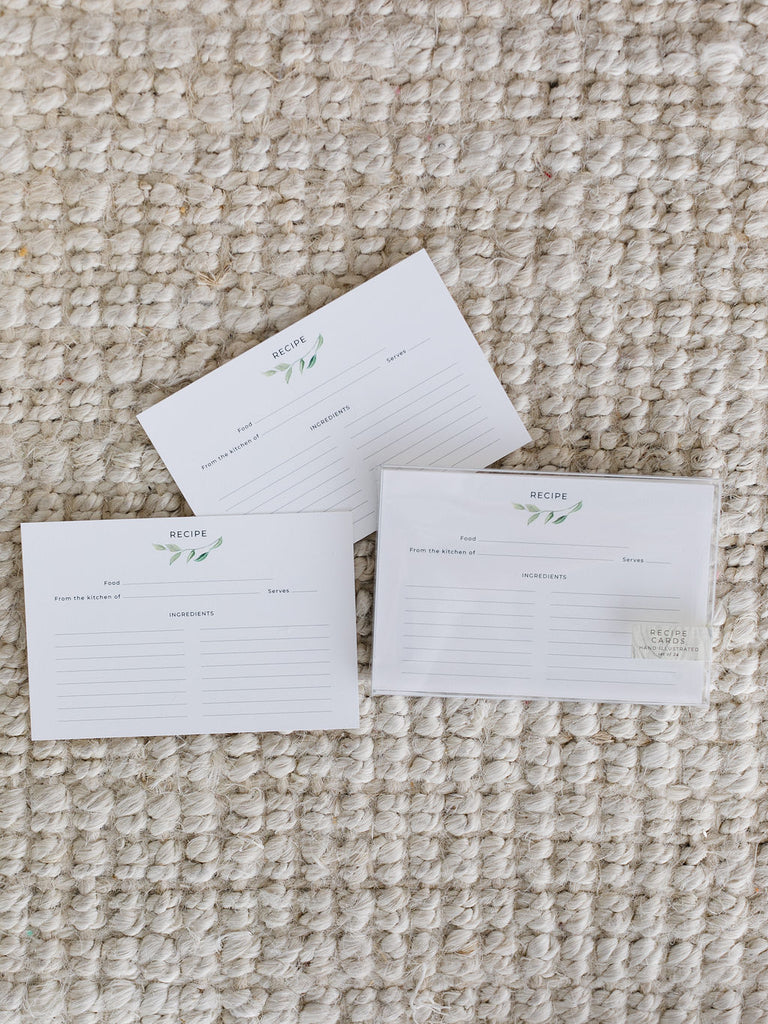 Fir Branch Recipe Cards