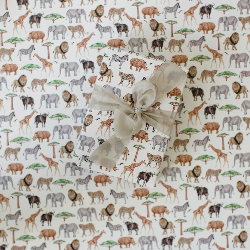 On Safari Gift Wrap