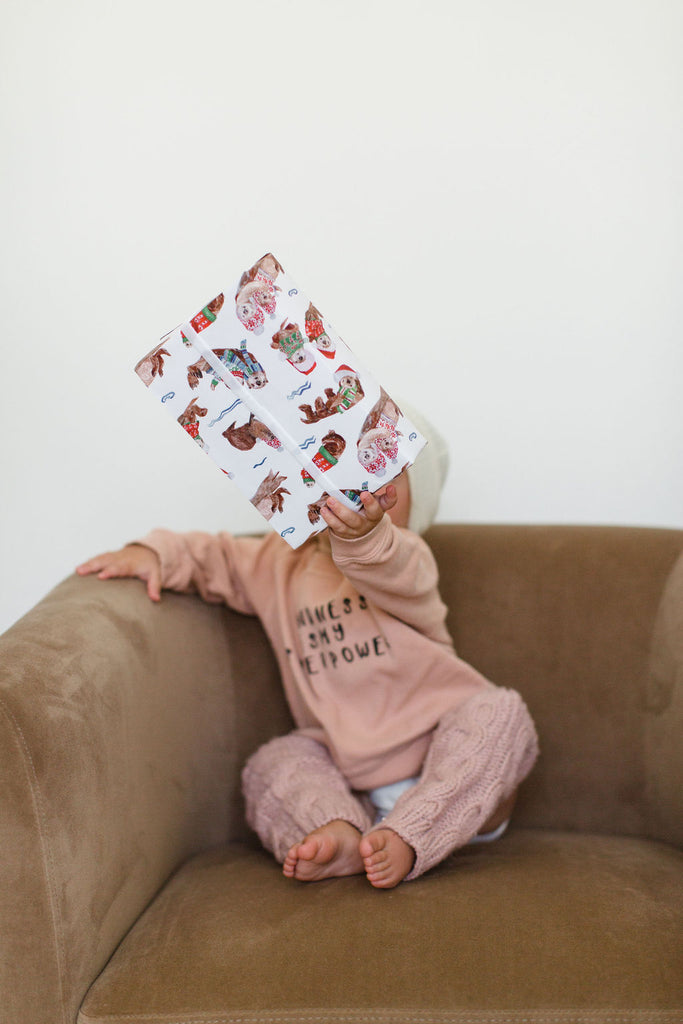 Holiday Otters Gift Wrap