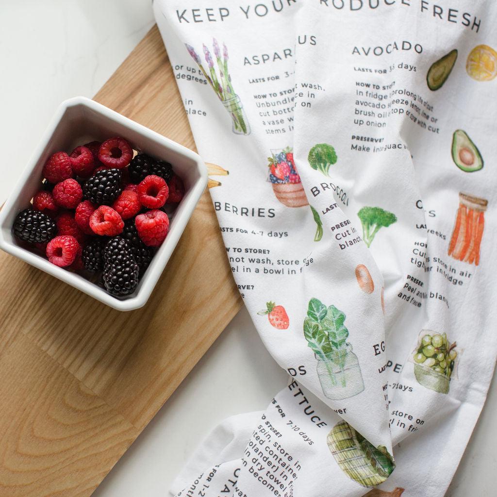 Food Market Tea Towel