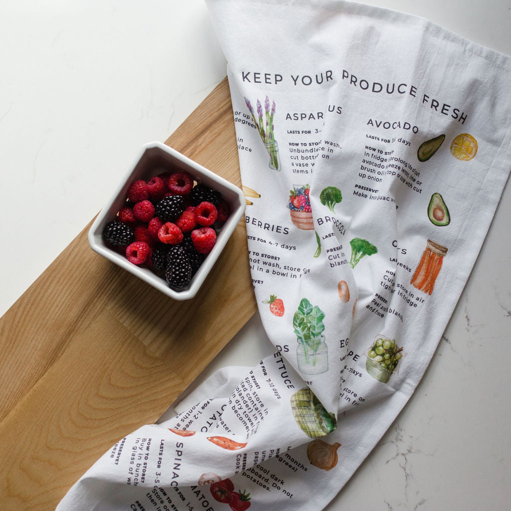 Food Market Tea Towel