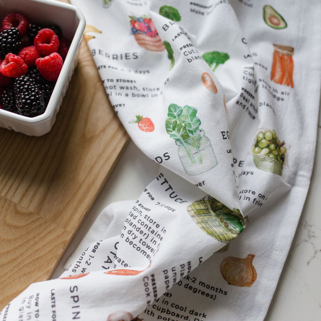 Food Market Tea Towel