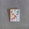 Autumn Falling Leaves Card