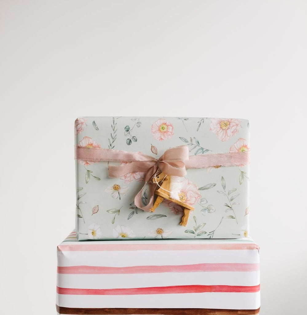 Fresh Poppies Gift Wrap