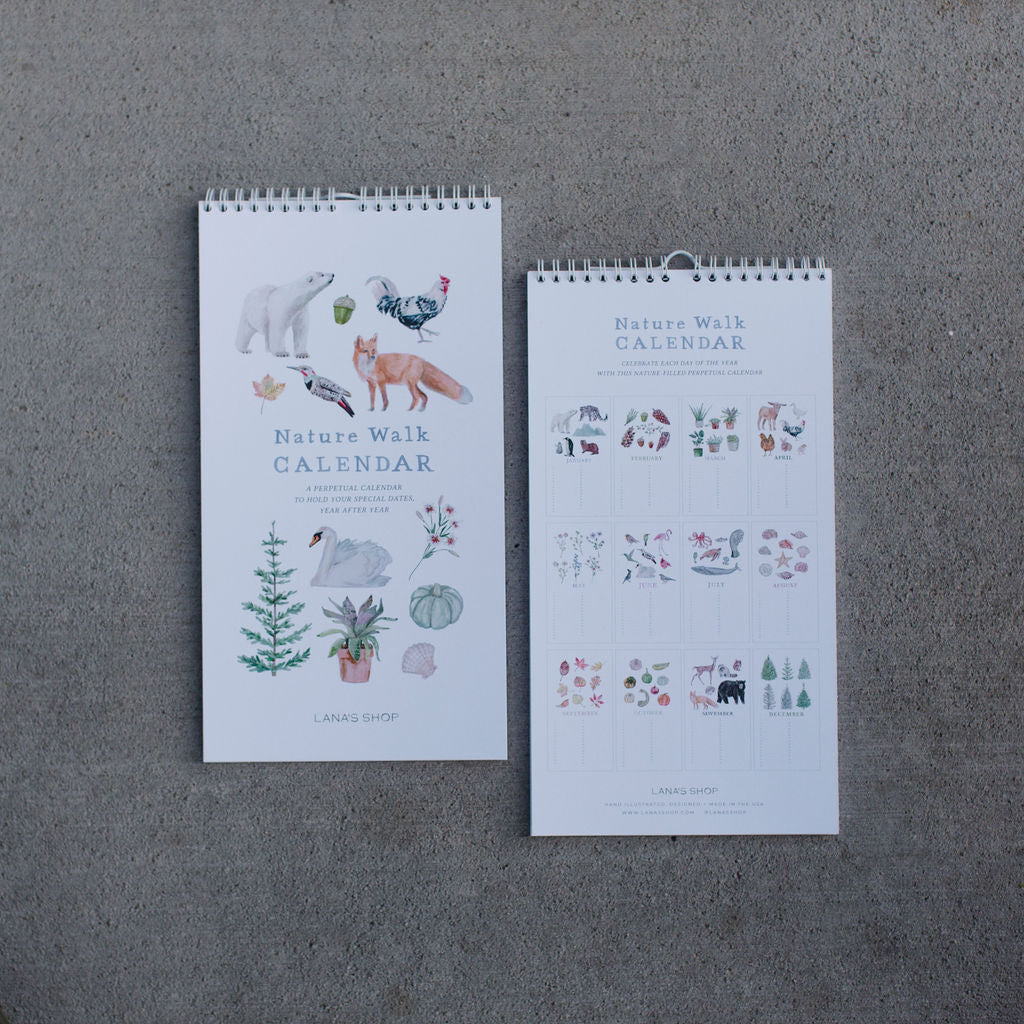 Nature Walk Perpetual Calendar