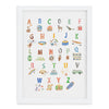 ABC Camping Art Print