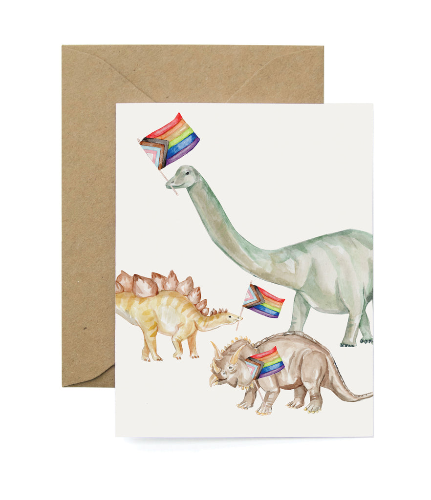 Dinosaur Pride Card