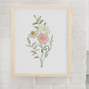 Ruffly Floral Art Print