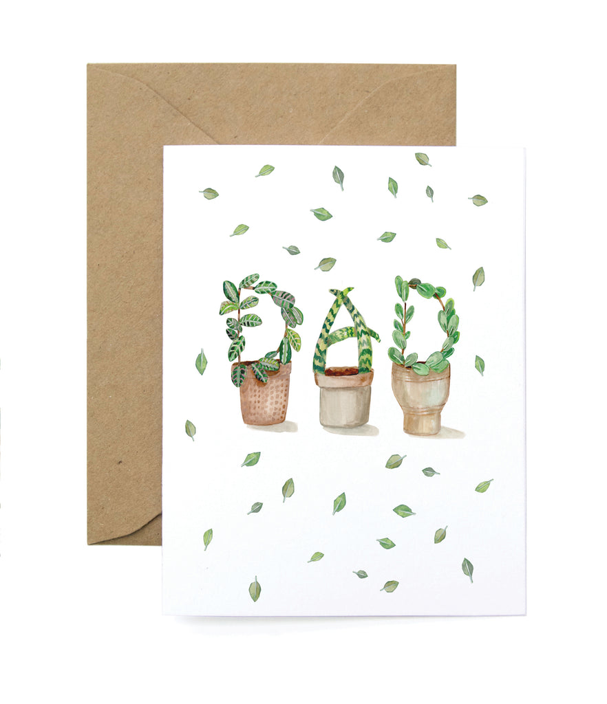 Dad Houseplant Card