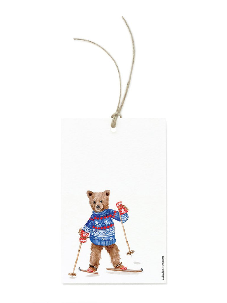 Ski Bear Tag