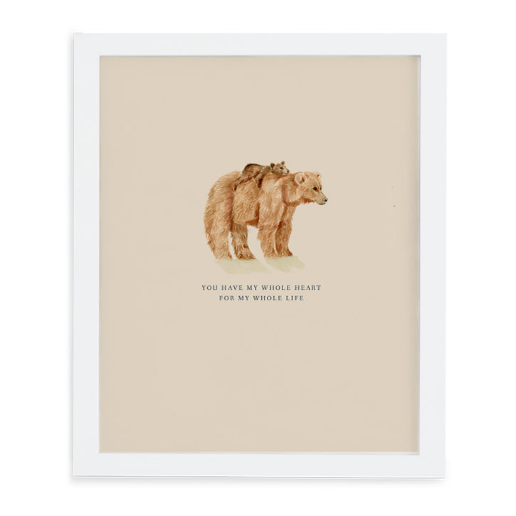 Mama Bear Art Print for Nursery