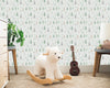 Peaceful Forest Wallpaper in Sage Greens