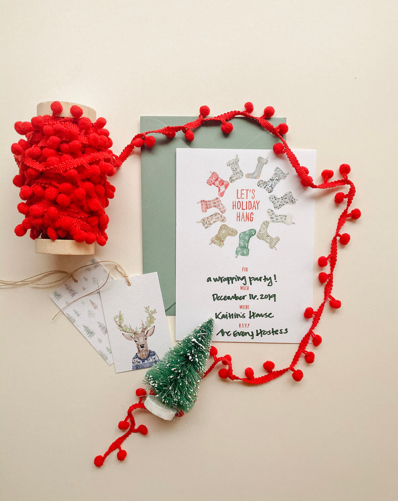 Holiday Hang Party Invitation Download