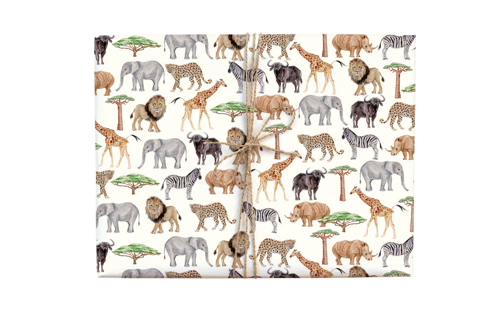 On Safari Gift Wrap