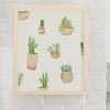 Succulent Art Print