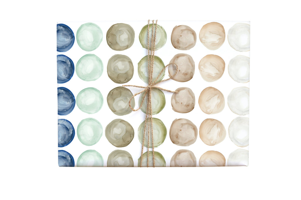 Terracotta Dot Gift Wrap