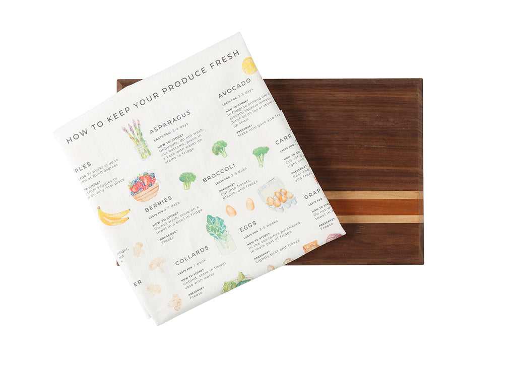 Food Market Tea Towel