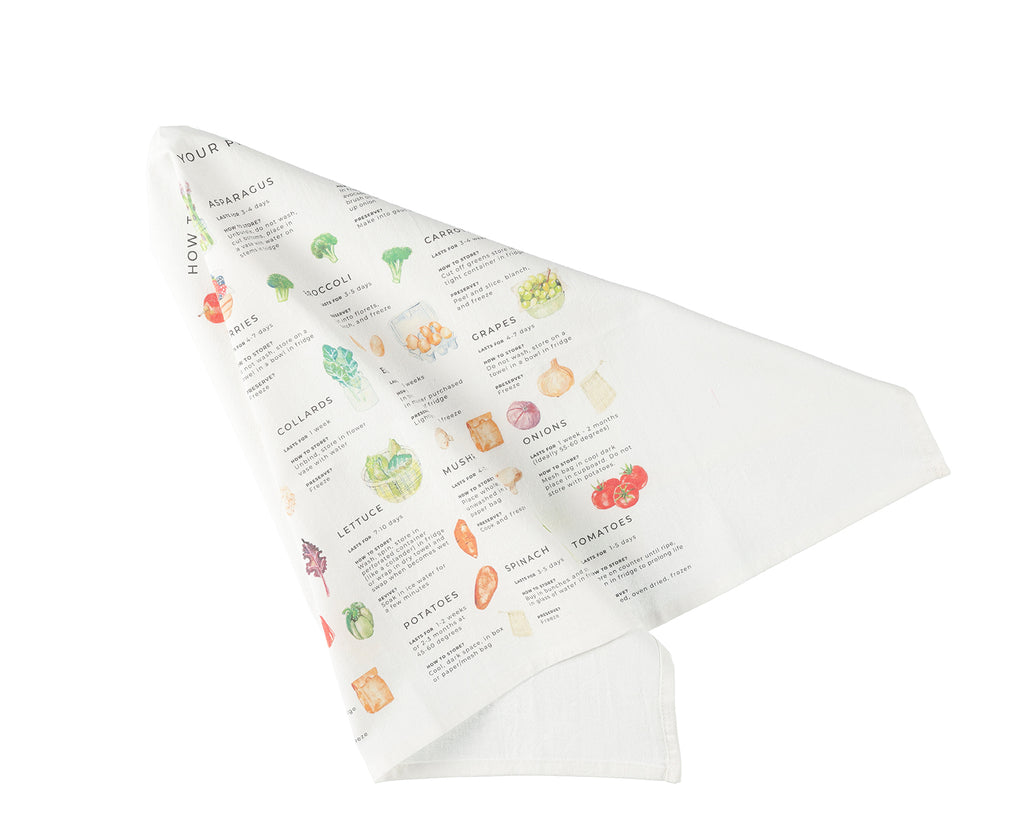 Food Market Tea Towel