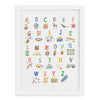 ABC Camping Art Print