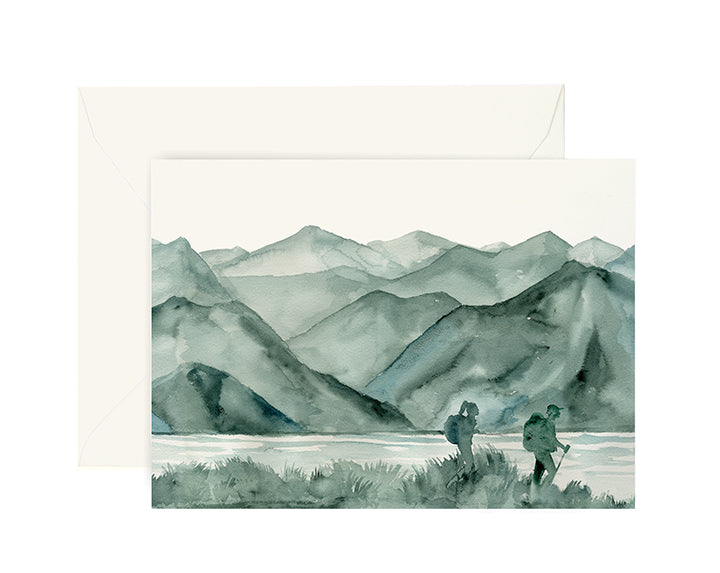 Hiking Couple Card