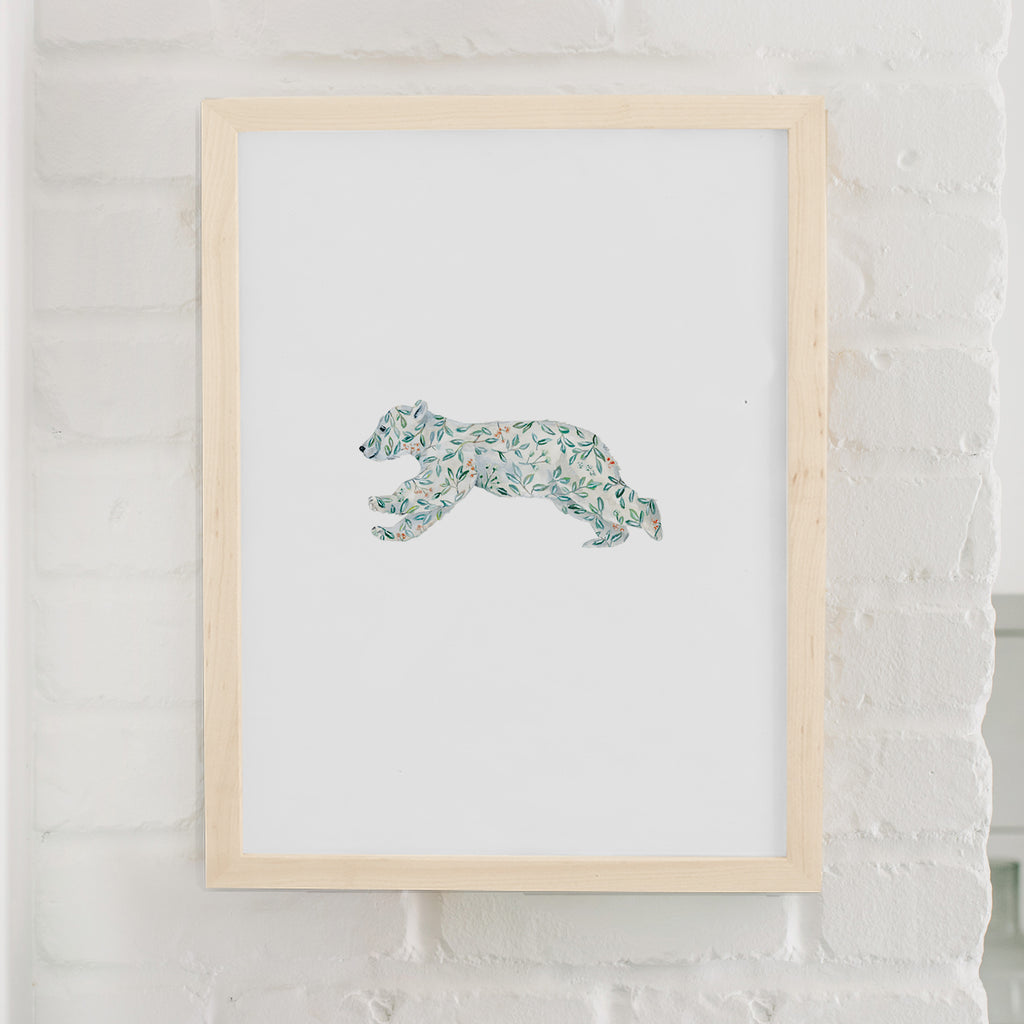 Dreaming Polar Bear Art Print